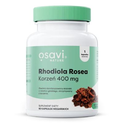 OSAVI Rhodiola Rosea korzeń 400 mg, 60 kaps.