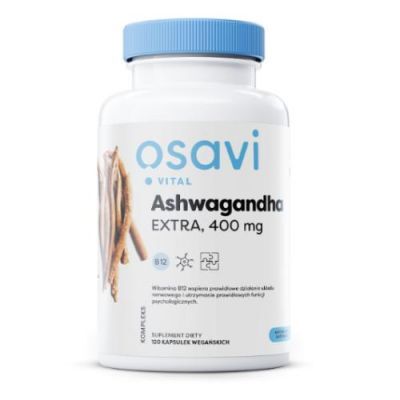 OSAVI Vital Ashwagandha Extra 400mg, 120kaps.