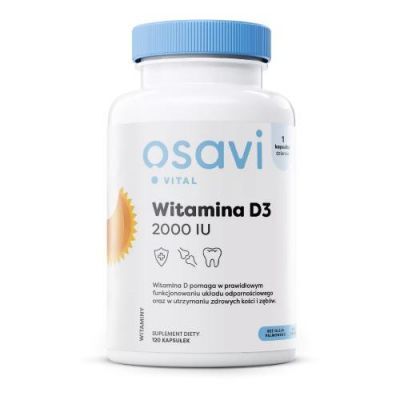 OSAVI Vital Witamina D3 2000 j.m., 120 kaps.