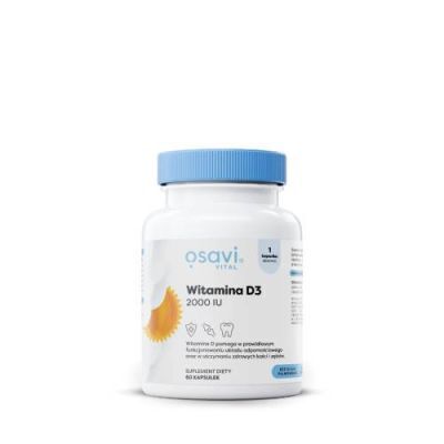 OSAVI Witamina D3 2000 IU, 60 kaps.