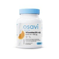 Osavi Witamina D3 4000 IU + K2 150 μg, 60 kaps.