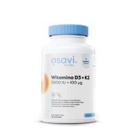 Osavi Witamina D3 + K2 2000IU, 120 kaps.