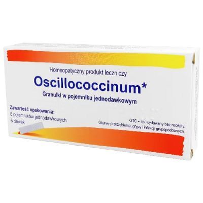 Oscillococcinum Granulki w pojemniku jednodawkowym, 6 poj. jednodawkowych 1 g