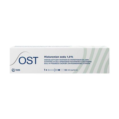 OST 1% Preparat Wiskoelastyczny 20 mg/2 ml - 1 ampułko-strzykawka