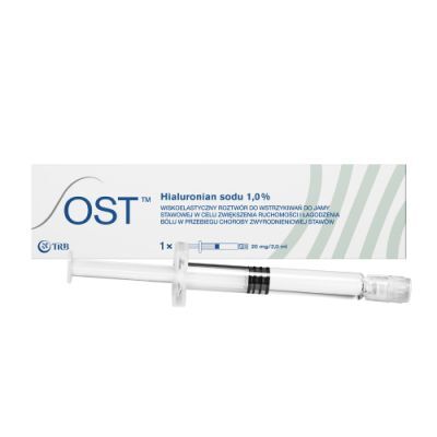 OST 1% Preparat Wiskoelastyczny 20 mg/2 ml - 1 ampułko-strzykawka