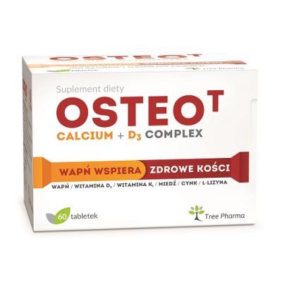 OSTEO T CALCIUM + D3 COMPLEX 60 tabletek  TREE PHARMA