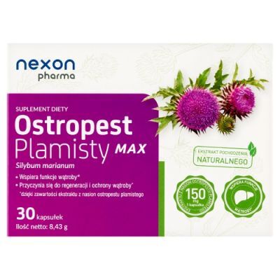 Ostropest Plamisty Max Sylimaryna, 30 kaps.