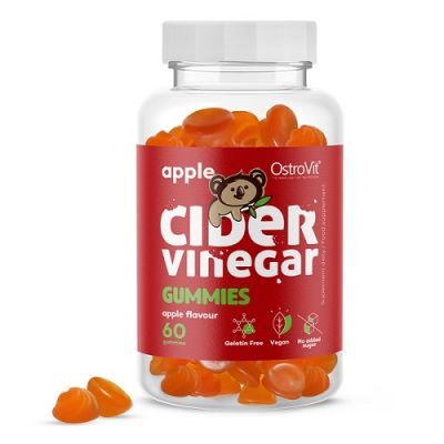 OSTROVIT Apple Cider Vinegar Gummies Żelki smak jabłkowy 60 sztuk