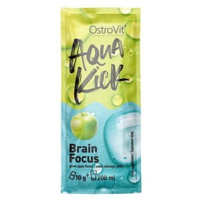 OSTROVIT Aqua Kick Brain Focus o smaku zielonego jabłka 10 g