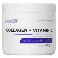 OSTROVIT Collagen + Vitamin C 200 g naturalny