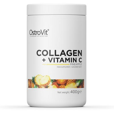 OSTROVIT Collagen + Vitamin C 400 g ananasowy