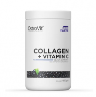 OSTROVIT Collagen + Vitamin C 400 g czarna porzeczka
