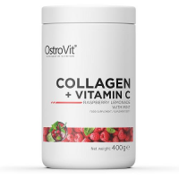 OSTROVIT Collagen + Vitamin C 400 g lemoniada malinowo-miętowa