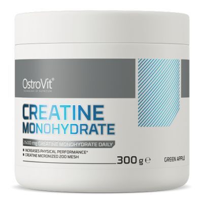 OstroVit Creatine Monohydrate Monohydrat kreatyny Zielone jabłko, 300 g