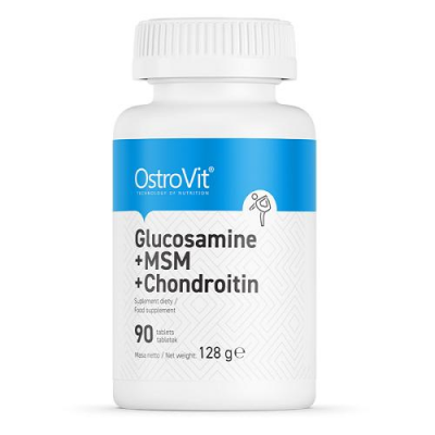 OSTROVIT Glukozamina + MSM + Chondroityna 90 tabletek