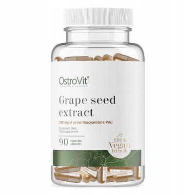 OSTROVIT Grape Seed Extract VEGE Ekstrakt z pestek winogron 90 kapsułek