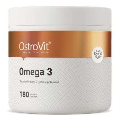 OSTROVIT Omega 3 180 kapsułek wspiera serce, ciśnienie