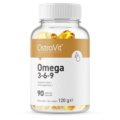 OSTROVIT Omega 3-6-9 90 kapsułek cholesterol, odporność