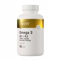 OstroVit Omega 3 D3 + K2, 90 kapsułek