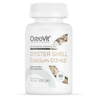 OSTROVIT Oyster Shell Calcium D3 + K2 90 tabletek