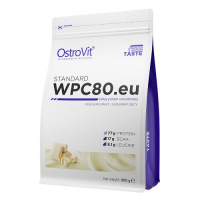 OSTROVIT STANDARD WPC80.eu 900 g białko serwatkowe o smaku białej czekolady