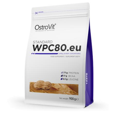 OSTROVIT STANDARD WPC80.eu 900 g białko serwatkowe o smaku masła orzechowego