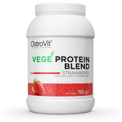 OSTROVIT VEGE Protein Blend 700 g białko o smaku truskawkowym