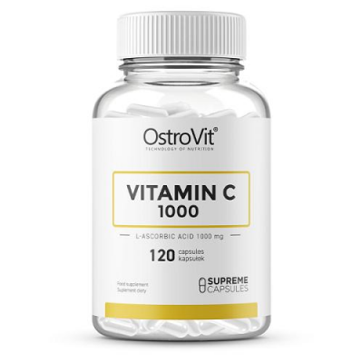 OSTROVIT Vitamin C 1000 mg 120 kapsułek na odporność