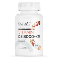 OSTROVIT Vitamin D3 8000 IU + K2 60 tabletek