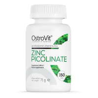 OSTROVIT Zinc Picolinate cynk 150 tabletek włosy, skóra