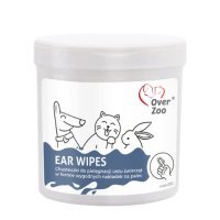 Over Zoo Ear Wipes Chusteczki do pielęgnacji uszu dla psów i kotów, 50 szt.
