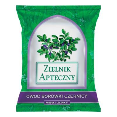 OWOC BORÓWKI CZERNICY zioła do zaparzania 50 g HERBAPOL LUBLIN