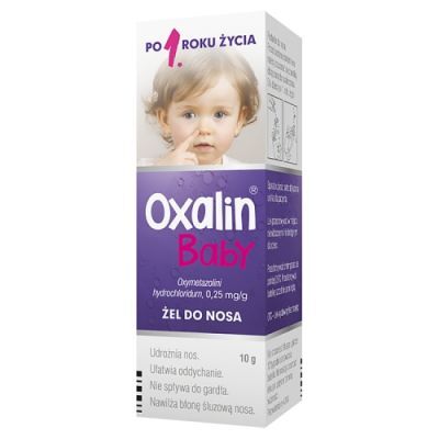 OXALIN BABY żel do nosa 0,25mg/g 10 g