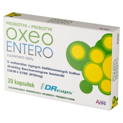 Oxeo Entero Probiotyk + Prebiotyk, 20 kaps.