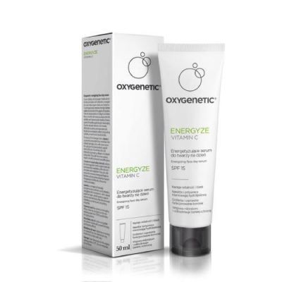 Oxygenetic Energyze Vitamin C Energetyzujące serum do twarzy na dzień SPF15, 50 ml KRÓTKA DATA 31.08.2026