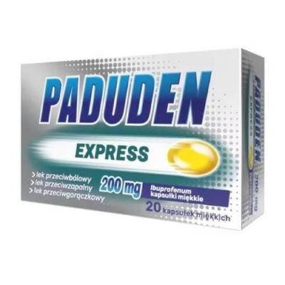 Paduden Express 200mg, 20 kaps.