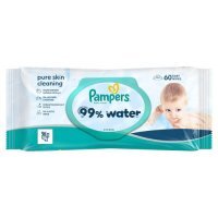 Pampers 99% Water Chusteczki nawilżane, 60 szt.