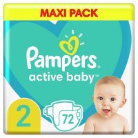 PAMPERS ACTIVE BABY Econompack 2-Mini 72 sztuki