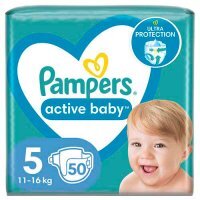 PAMPERS ACTIVE BABY Econompack 5-Junior 50 sztuk