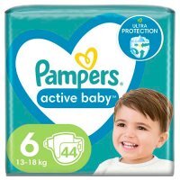 PAMPERS ACTIVE BABY Econompack 6-ExLarge 44 sztuki