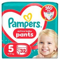 Pampers Active Baby Pants 5 Pieluchomajtki dla dzieci, 32 szt.
