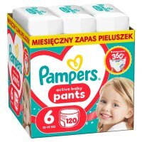 Pampers Active Baby Pants 6 Pieluchomajtki dla dzieci, 120 szt.