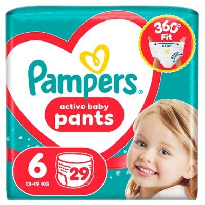 Pampers Active Baby Pants 6 Pieluchomajtki dla dzieci, 29 szt.