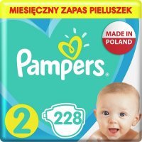 PAMPERS ACTIVE BABY Pieluszki (rozmiar 2) 4-8 kg 228 sztuk