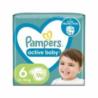 PAMPERS ACTIVE BABY (rozmiar 6) 13-18 kg 96 sztuk