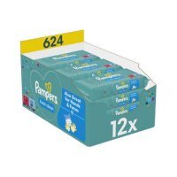 Pampers Fresh Clean Chusteczki nawilżane, 12x52szt.