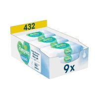 Pampers Harmonie Aqua Chusteczki nawilżane, 9x48szt.