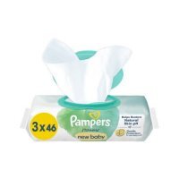 Pampers Harmonie New Baby Chusteczki nawilżane, 3x46szt.