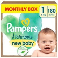 PAMPERS MTH PURE HARMONIE 1 (2-5 kg) 180 sztuk