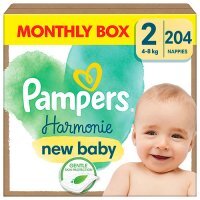 PAMPERS MTH PURE HARMONIE 2 (4-8kg) 204 sztuki